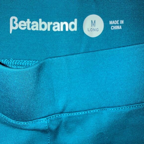 Betabrand blue Midrise bootcut pull on dress pants medium long - Picture 5 of 6